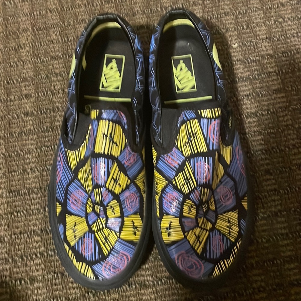 Vans nightmare before Christmas slip ons